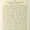 Firing a broadside (H.M.S. Rodney).