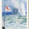Depth charge explosions.