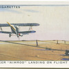 Hawker "Nimrod" landing on flight deck. (H.M.S. Furious).