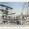 Catapulting a supermarine "Walrus" amphibian.