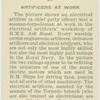 Artificers at work.