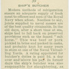 Ship's butcher.