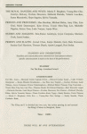 Program for the opening night (1/7/1985) of the revival of The King and I