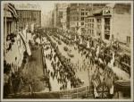Reception to British and French Commissions. May 10, 11,12 1917: Parade of the First Volunteer American Ambulance Unit before Sailing for France. Public Library
