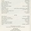 Program for the opening night (4/11/1996) of the revival of The King and I
