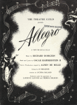 Souvenir program for Allegro