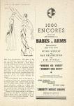 Program (dated 4/19/1937) for Babes in Arms