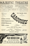 Program for the opening night (4/19/1945) of Carousel