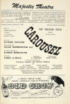 Program for the 1949 revival of Carousel