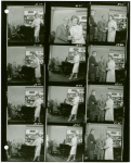 Richard Rodgers and Risë Stevens in contact sheet of 12 publicity photos promoting the 1964 Lincoln Center revival of The King and I