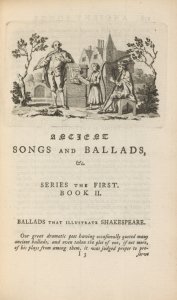 Reliques of ancient English poetry
