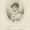 S.A.J. [?] Madame la grand duchesse Catherine duchesse d'Oldenbourg.