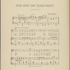 Kiss and say good-night