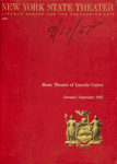 Program for the 1965 revival of Carousel