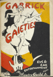 Souvenir program for the Garrick Gaieties