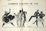 Souvenir program for the Garrick Gaieties