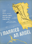 Souvenir program for I Married an Angel