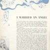 Souvenir program for I Married an Angel