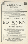 Program (dated 2/24/1930) for Simple Simon at the Ziegfeld Theatre (New York, N.Y.)