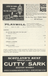 Program for the opening night (3/15/1962) of No Strings