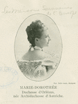 L'archducesse Marie-Dorothée of Austria.