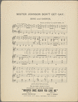 Mister Johnson don't get gay