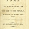 History of Rome, [Title page]