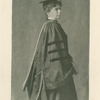 Alice Freeman Palmer in academic gown, as president of Wellesley College