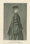 Alice Freeman Palmer in academic gown, as president of Wellesley College