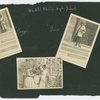 Scrapbook page captioned "Wendell Philip High School" 