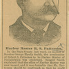 Harbor Master R. S. Patterson.