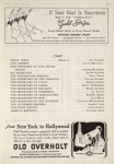 Program (dated 11/2/1937) for I'd Rather Be Right
