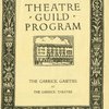 Theatre Guild program The Garrick gaieties at The Garrick Theatre