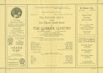 Theatre Guild program The Garrick gaieties at The Garrick Theatre