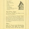 Theatre Guild program The Garrick gaieties at The Garrick Theatre