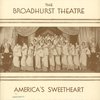 Program (dated 3/16/1931) for America's Sweetheart at The Broadhurst Theatre