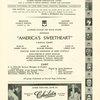 Program (dated 3/16/1931) for America's Sweetheart at The Broadhurst Theatre
