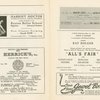"All's fair" May 11 to 23, at the Shubert Theatre, Boston, Mass.