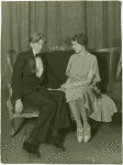 Sterling Holloway and Betty Starbuck performing "What's the Use of Talking?" in Garrick Gaieties