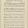My sweetheart plays the violin