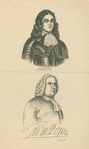 Portraits of young William Penn in armor, artist unknown.