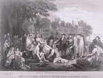 Treaty with the Indians, after painting by Benjamin West.