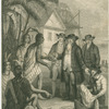 Treaty with the Indians, after painting by Benjamin West.