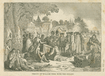 Treaty with the Indians, after painting by Benjamin West.