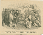 Treaty with the Indians, after painting by Benjamin West.