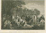 Treaty with the Indians, after painting by Benjamin West.