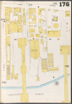 Brooklyn Vol. B Plate No. 176 [Map bounded by W. 10th St., Surf Ave., Atlantic Ocean]