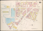 Brooklyn V. 2, Double Page Plate No. 33 [Map bounded by Washington St., Middagh St., Sands St., Fulton St., East River]