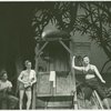 Mary Martin (Nellie Forbush) and cast in South Pacific