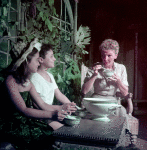 Barbara Luna (Ngana), Michael or Noel DeLeon (Jerome) and Mary Martin (Nellie Forbush) in South Pacific